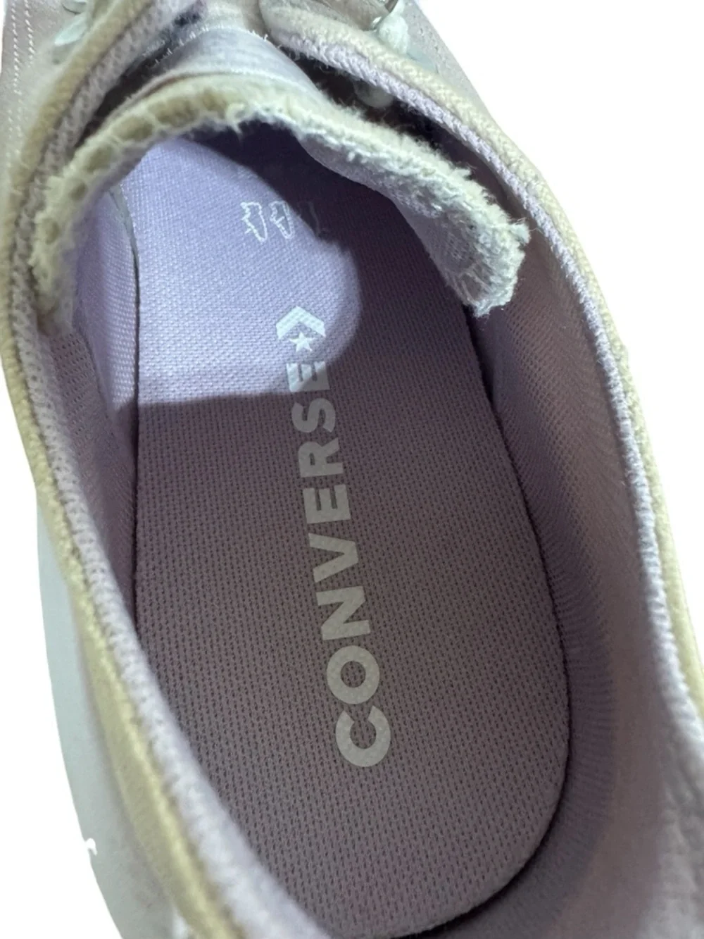 Converse Pastel Platform Ombré pale pink- pale yellow tan  women’s size 9 - Picture 4 of 6